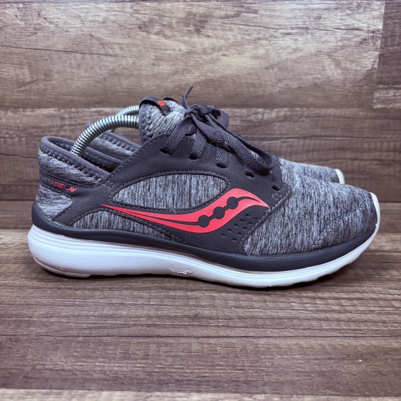 Saucony Shoes - Saucony Kineta Relay Gray Pink Womens US Size 7.5 S15244-37 Running Shoes